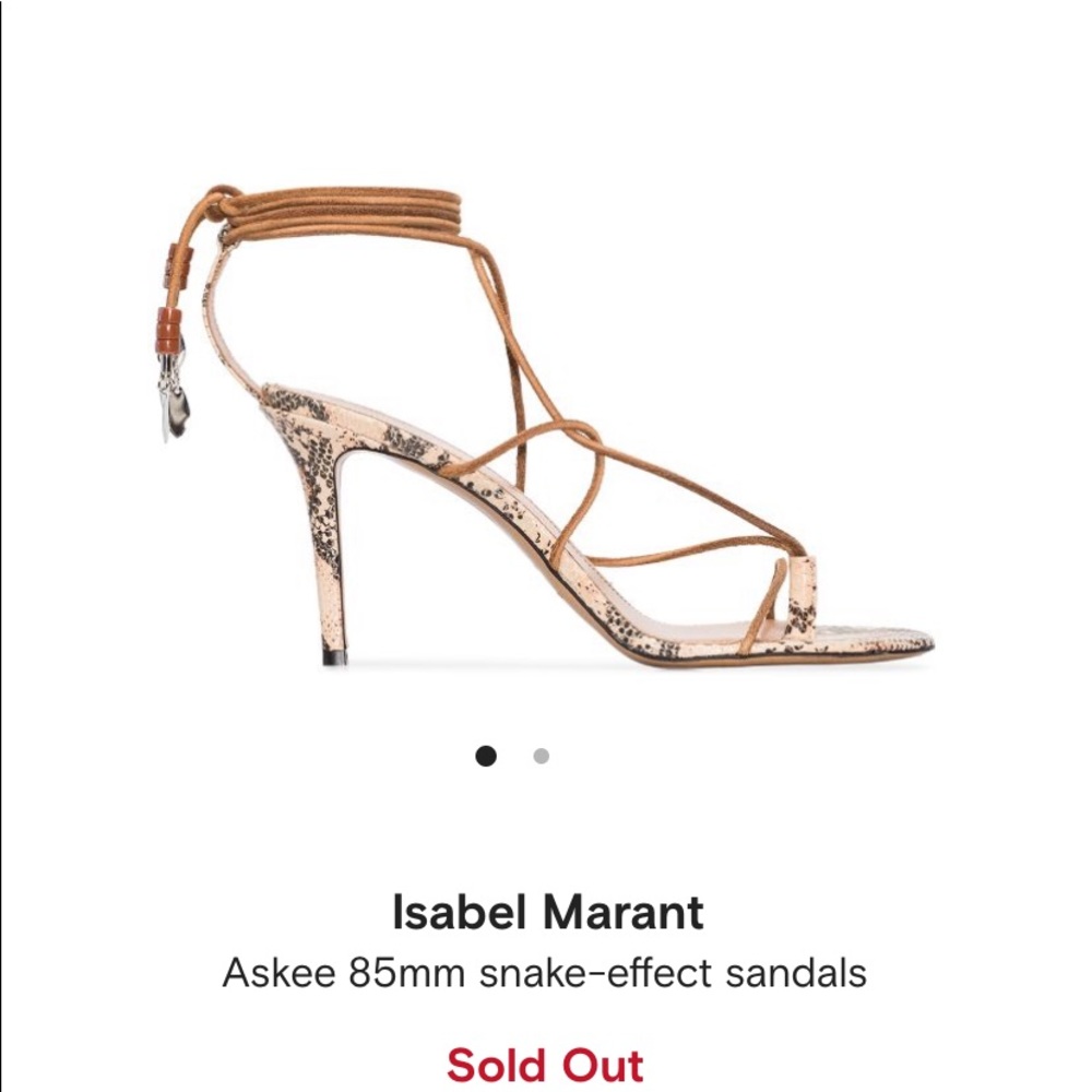 Isabel Marant Askee Heeled Sandal